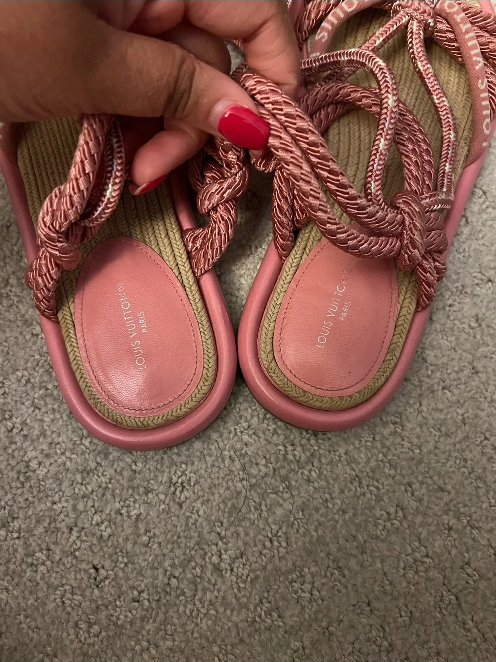 Louis Vuitton Maia Espadrille Sandals